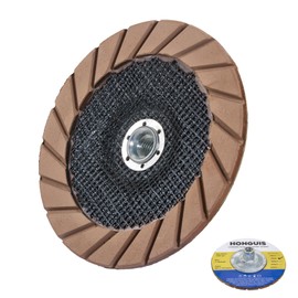HONGUIS 7 inch Diamond Cup Grinding Wheel,5/8"-11 Arbor Ceramic Bond Grinding Wheels for Concrete Smoothing Polishing,50 Grit