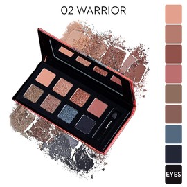 SUGAR Cosmetics Blend The Rules Eyeshadow Palette (02 Warrior (Smokey)) Long Lasting, Smudge Proof, Paraben Free