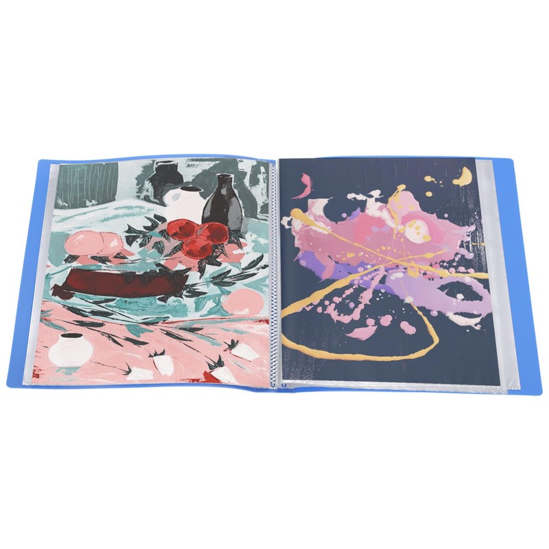 PATIKIL 8.5x11 Binders with Plastic Sleeve, 60 Pages A4 Presentation