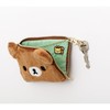 San-X PB72204 Rilakkuma Plush Pass Case, Chirooki Bear H4.3 x
