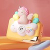 Kids Bubble Maker Cartoon Camera Shape Portable Handheld Automatic Bubble