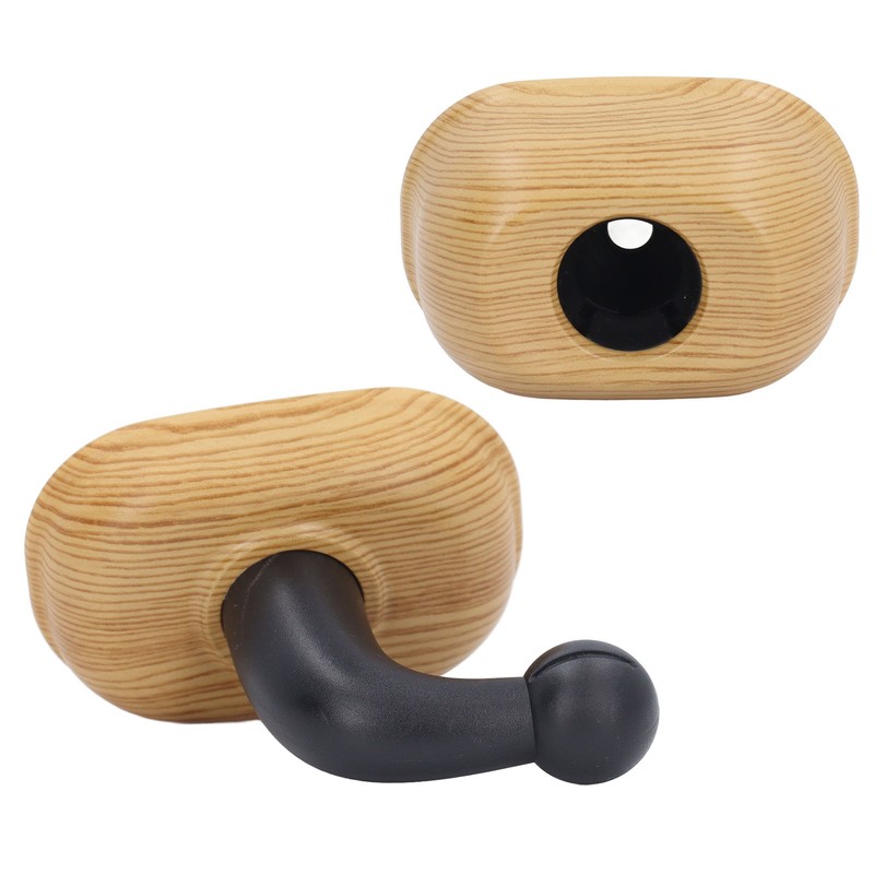 Door Stopper Non Magnetic No Drilling Windproof Wood Grain Invisible