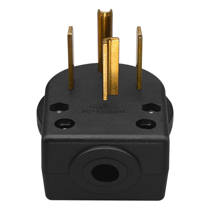 JORINDO Right Angle Nema 14-30P 30A 250V AC Plug,3 Pole