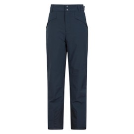 Mountain Warehouse Orbit Stretch Mens Ski Pants - Waterproof Winter Salopettes, Recco Reflectors - Perfect for Winter Holidays, Skiing & Snowboarding Navy XS