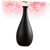 COHEALI Long-Lasting Black Ceramic Vase Home Decor Craft Vase Simulated