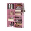 AWTATOS Closet Organizer 8 Cube Storage Shelves Portable Closet Clothes