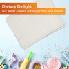 Oasis Supply 100 Piece Edible Rectangle Wafer Paper Pack, 8"