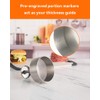Brigii 304 Stainless Steel Burger Press - 4.5" Hamburger Patty