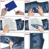 Samcos Repair Cloth, Iron Patch, 26 Color Set, Repairing Patches,