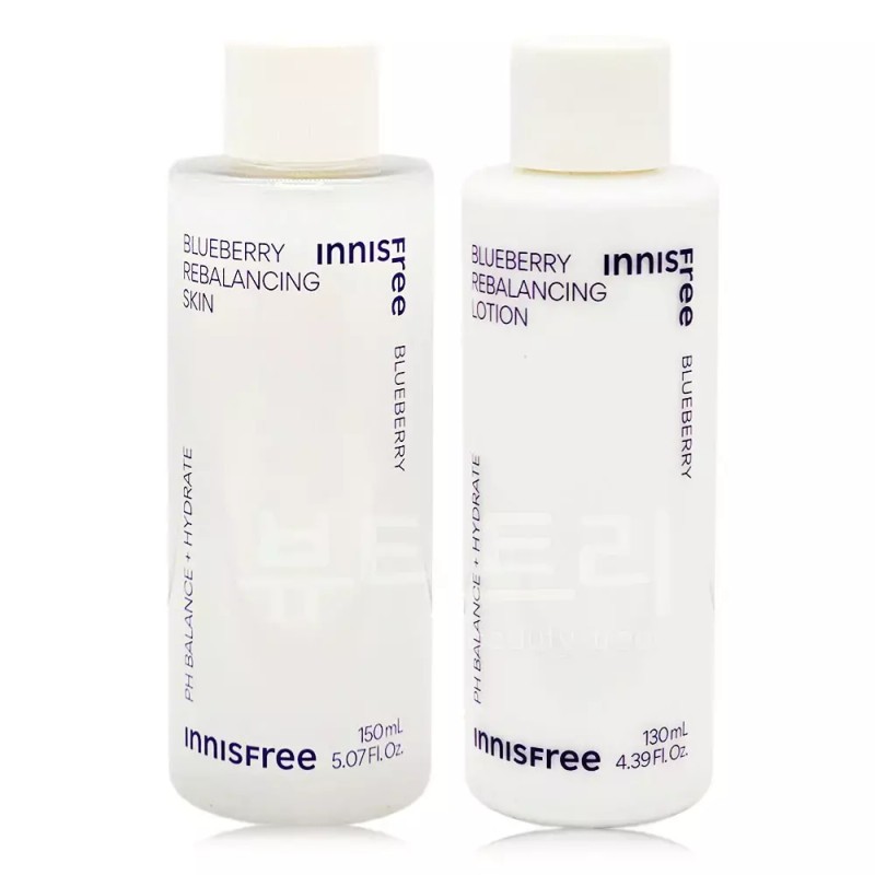 Innisfree 이니스프리 블루베리 리밸런싱 스킨150ml + 로션130ml Innisfree Blueberry Rebalancing