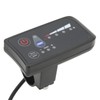 Electric Bike Power Display Meter,5 Pin Interface ABS Housing LED