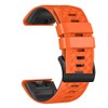 Fleshy Leaf Band Compatible with 26mm diamond Quick Dry Watch Band for Fenix 7X / Fenix 6X / Fenix 5X, Strap for Garmin Fenix 6X Pro/Sapphire,Fenix 5X Plus,Enduro (Orange)