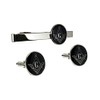 Masonic Freemason Square Compass Tie Clip Cufflinks TieBar Accessory Set