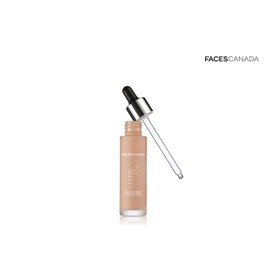 Faces Canada Second Skin Serum Foundation, Spf 15, Ultra Light Weight, Marine Algae Extract Enriched, Natural Matte Finish, Hd Flawless Radiance, Natural, 4.94 Oz