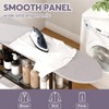 GILLAS Ironing Board with 2 Tier Storage Basket, Movable Ironing
