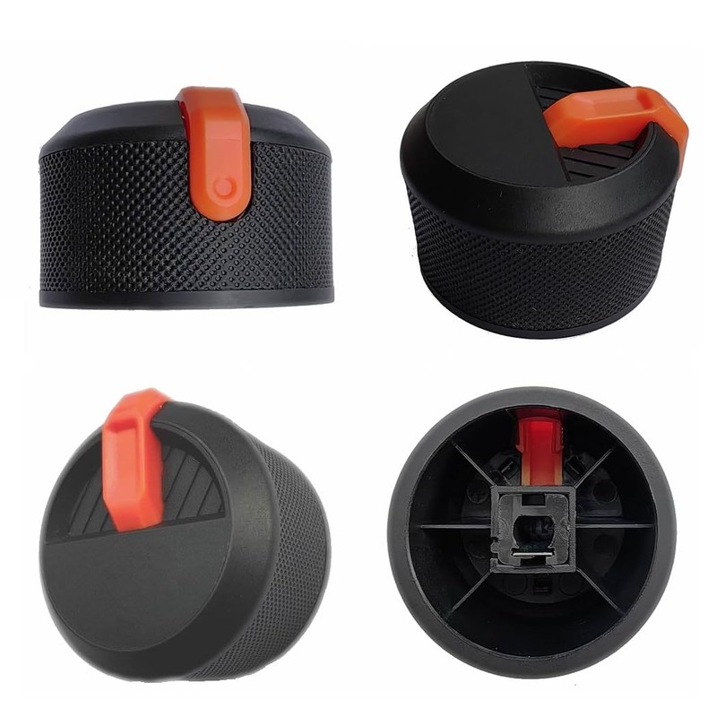 Firsgrill professional replacment Blackstone Griddle grills valve Knobs (2-Pack Black)