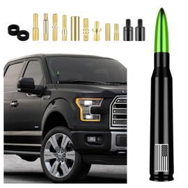 American Flag Car Bullet Antenna,Truck Exterior Decoration Accessories[New Upgrade Flag Design] Car Antenna Replacement for Car SUV Truck Most Auto Cars Antenna Accessories (Green)