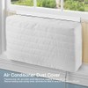 Indoor Air Conditioner Cover Double Insulation Fabric Dustproof Elastic AC