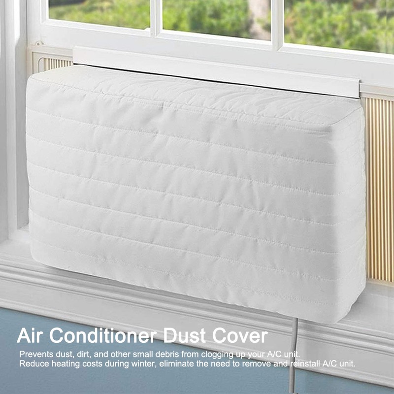 Indoor Air Conditioner Cover Double Insulation Fabric Dustproof Elastic AC