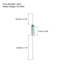 sourcing map 5Pcs Metal Temperature Thermal Fuse RY84 84 °C 183.2 °F 10A 250V Cutoff Thermal Fuse for Motor Transformer Electric Industrial Home Appliance