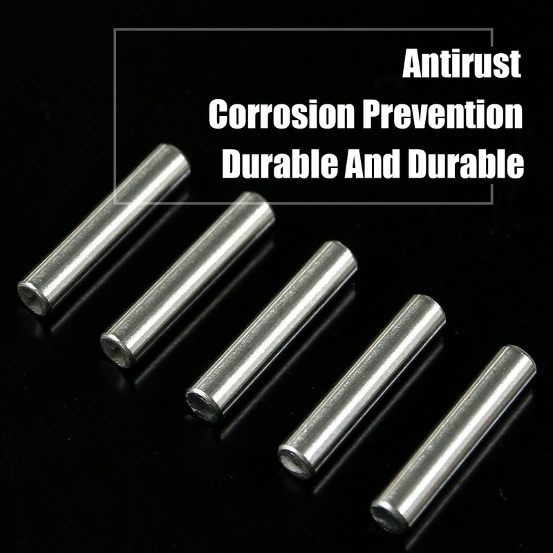 Swpeet 50Pcs 5mm x 25mm Dowel Pin Shelf Support Pegs,