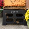 VIVO Black Plastic Beehive Stand for 10 Frame Langstroth Hives,