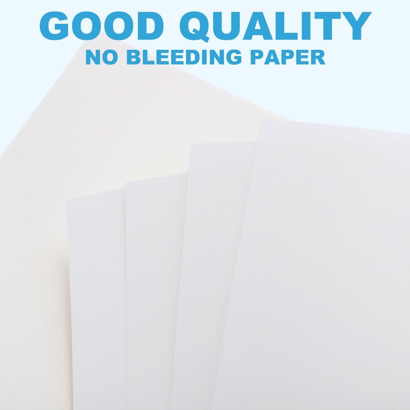 PATIKIL B5 Blank Refill Paper, Loose Leaf Paper 9 Hole
