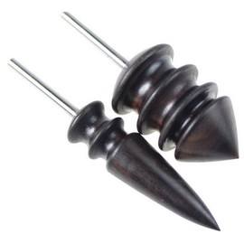 Pointed Tip Leather Burnishing Tool,Leather Edge Burnisher Leather Slicker Tool Set Burnishing Wheel of Leathercraft Supplies by INNETOC