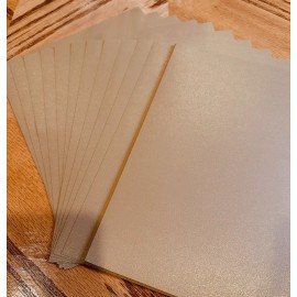 Recollections 8 1/2 X 11 “GOLD SHIMMER” SCRAPBOOKING /CRAFTS ~25 SHEETS~ BY RECOLLECTIONS. NEW
