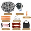SENSILIN Rope Saw for Tree Limbs, 55 Inch Chain Saw