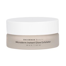 Uncommon Beauty Microderm Instant Glow Exfoliator - Exfoliating Facial Scrub - All Skin Types, Vegan, Cruelty Free, Fragrance Free, 1.129 OZ