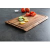 Dexas Angled Acacia Wood Cutting Board with Well, 15 x