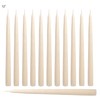 Ivory Taper Candles 12 Inch Tall Unscented Elegant Premium Quality