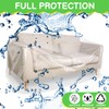 2 Pack Plastic Sofa Covers, 300 x 135cm Waterproof &