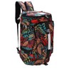 Printed Backpack Polyester Large Capacity Multifunctional Outdoor Leisure Travel BagRed