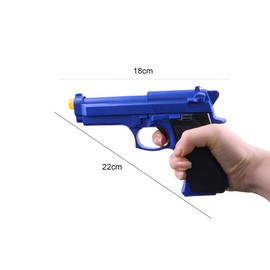D.A.Y. Republic Combat Mission Spy Pistol with Flashing Light and Sound Role Play Set Police SWAT Mission, Pretend Fancy Dress Playset, Rapid Firing (Blue Mission Pistol)