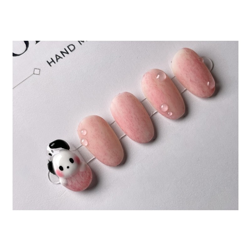 ⭐️ [Dog’s Peach Garden] Peach nail tip ⭐️ - Short