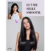 LUVME Invisible Clip in Hair Extensions Real Human Hair, 22