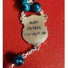 CHRISTIAN CATHOLIC ROSARY BLUE COLOR 8 mm