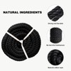 Black Cotton Rope (1/2 in x 100 ft) Soft Cotton