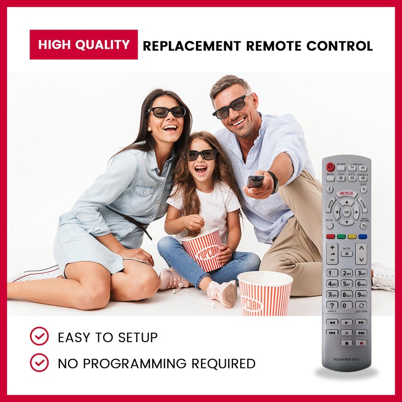 Replacement Remote Control For Panasonic TX-40DX700B 40" DX700B 4K UHD