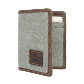 Cactus Mala Collection Compact Canvas Wallet with RFID Protection 633_81 Grey