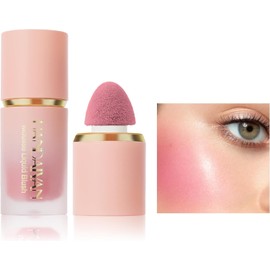 Maquillaje rubor líquido en crema gel para mejillas, suave, ligero y transpirable, de larga duración, Rubor En Crema Mate, Rubor Líquido Para Mejillas, Iluminador De Contorno Maquillaje Para Mujeres Todo El Día (01#)