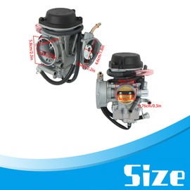 Silscvtt Carb Carburetor Replacement for Suzuki LT-K400 2003-2007 Replacement for Yamaha Raptor 350 YFM350 2004-2006 2014