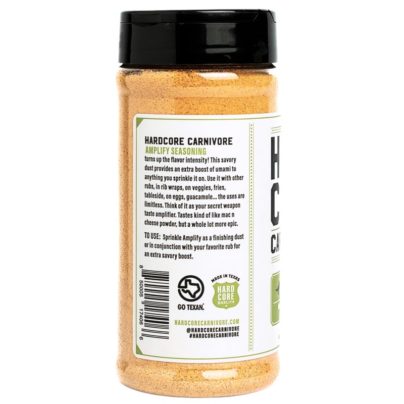 Hardcore Carnivore Amplify - Mega Savory Flavor Dust Seasoning (10.5