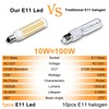 Megereet JDE11 LED Bulb 100W Halogen Bulbs Equivalent,T4 Mini Candelabra