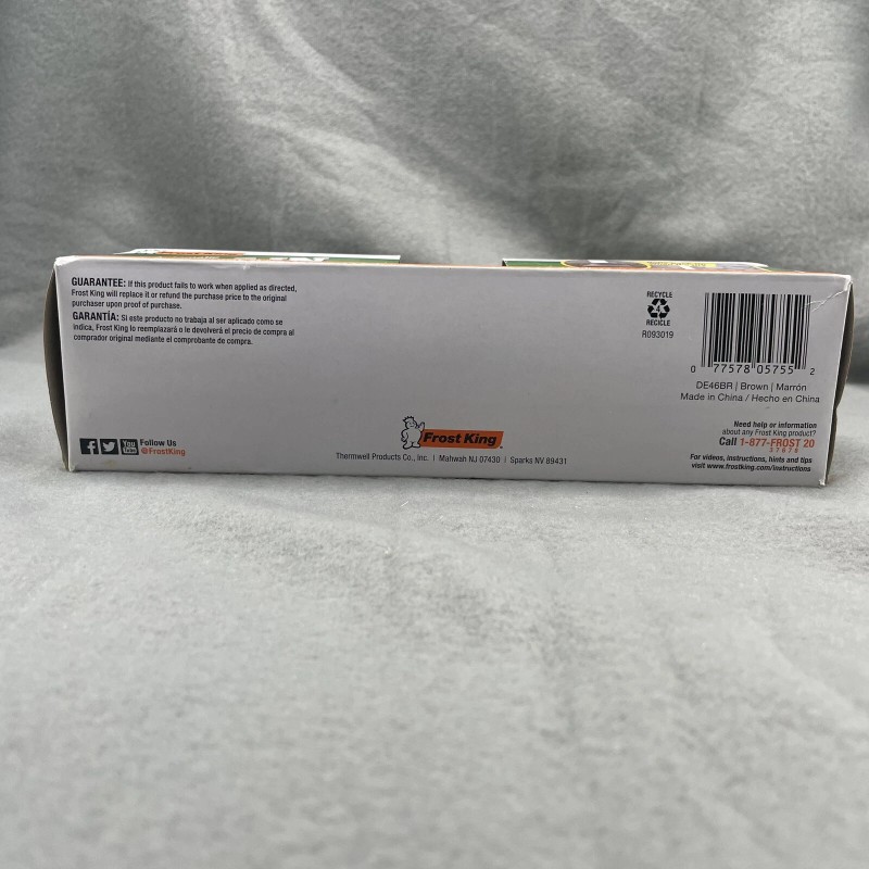 Frost King Automatic Drain Away Downspout Extender DE46BR 46" Brown