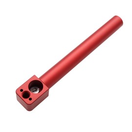 HangTon 19 mm Stützstangenrohr, 0,95 cm (3/8 Zoll) Montage für Sony ARRI RED Kamera, kabelloses Follow Focus Objektiv, Motor, Schulterschiene, Zubehör, 15 cm lang (rot)