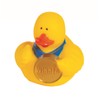 Fun Express 12 Pieces Award Medal Rubber Ducks - Ducky