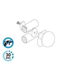 Chrome Extra Hanger For Heated Towel Rail Radiator - Bath Robe Hook Clip Chrome Holder Peg - Comes As A Pair